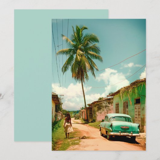 クバナデルカンポ 招待状 (正面/裏面)