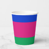 クバン人民共和国旗 紙コップ (裏面)