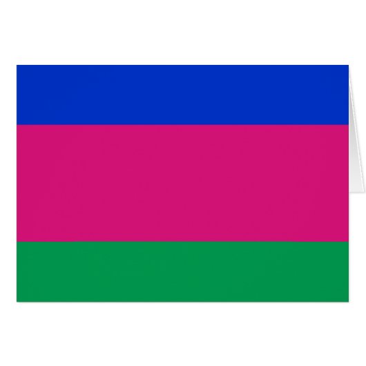 クバーニ人民共和国の旗 (正面横)