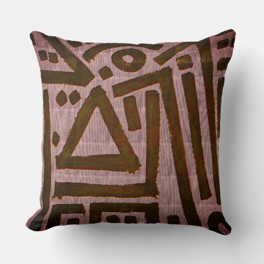 クバ布 クッション (正面)