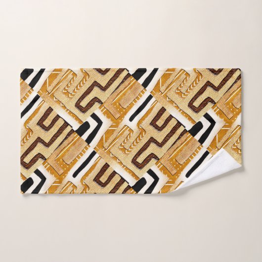 クバ布 バスタオルセット (ハンドタオル)