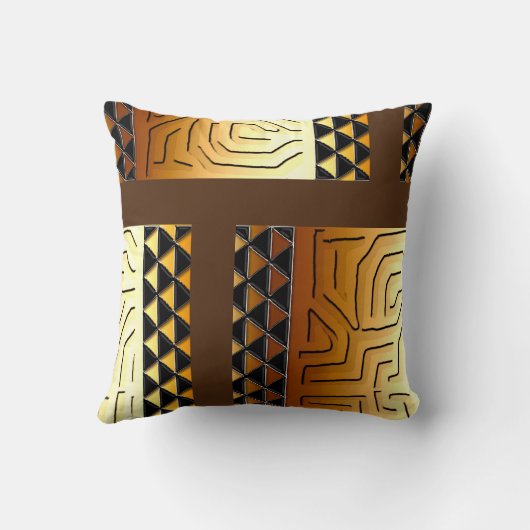 「クバ文化： クッション (裏面)