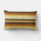 「クバ文化： ランバークッション (正面)