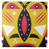 クバ族 タイル (正面)