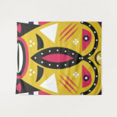 クバ族 タペストリー (正面(横))