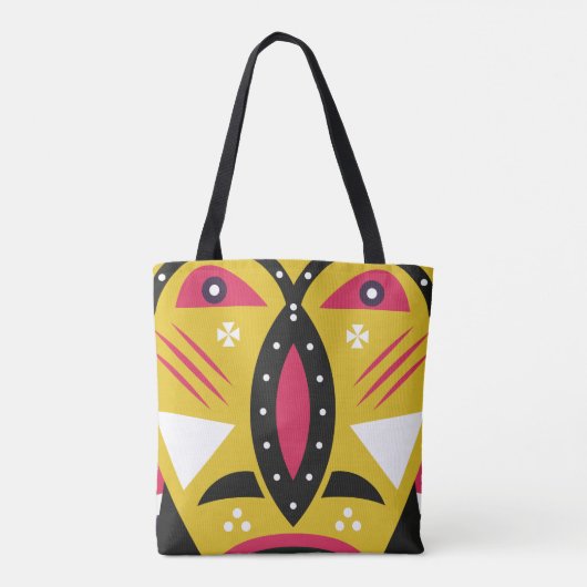 クバ族 トートバッグ (裏面)