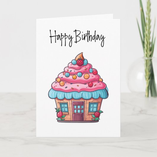 クパケハウスクライアントハッピーバースデーカード カード (正面)