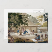 クパン、ティモール、プレート10 'ルの国内生活 ポストカード (正面/裏面)