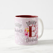 クパーソナライズされたイーン・マグ・イ・クイーンズ・コーヒー・マグ ツートーンマグカップ (正面右)