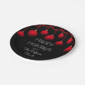 クパーソナライズされたリスエレガントマス ペーパープレート (アングル)