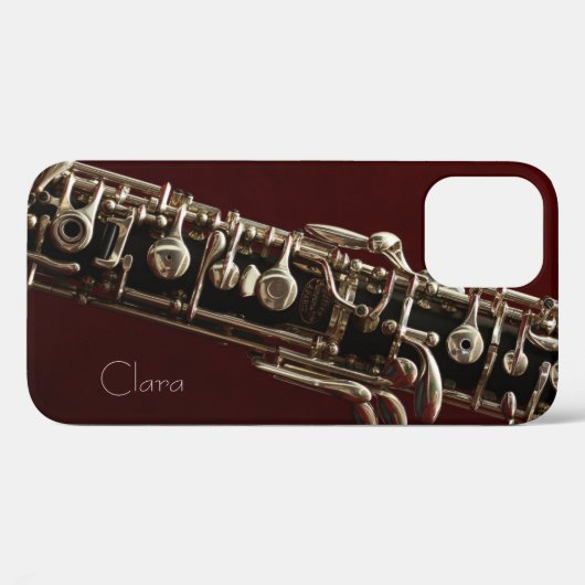 クパーソナライズされたローズアップミュージカル楽器鍵 Case-Mate iPhoneケース (裏面 (横))