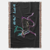 クビアナックインノヴィアエレクトリックカリブー スローブランケット (正面縦)