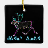 クビアナックインノヴィアエレクトリックカリブー セラミックオーナメント (正面)