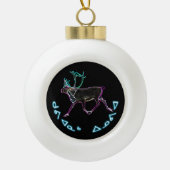 クビアナックインノヴィアエレクトリックカリブー セラミックボールオーナメント (正面)