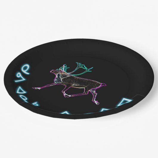 クビアナックインノヴィアエレクトリックカリブー ペーパープレート (アングル)