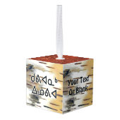 クビアーナックイノビア – バークー キューブオーナメント (裏面アングル)