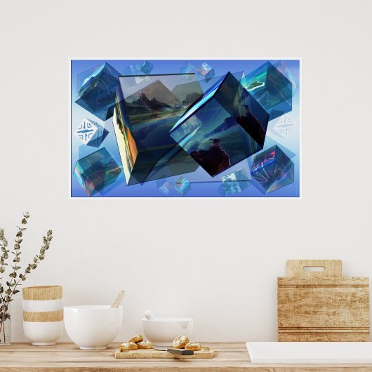 クビズム ポスター (キッチン)