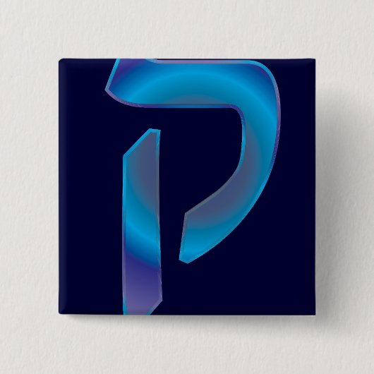 クフ 缶バッジ (正面)