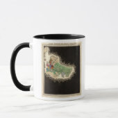 クブライ·カーン1294年の帝国を展示 マグカップ (左)