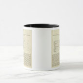 クブライ·カーン1294年の帝国を展示 マグカップ (中央)