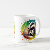 クブ付きアナグマ コーヒーマグカップ (正面右)