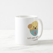 クプードル コーヒーマグカップ (正面右)