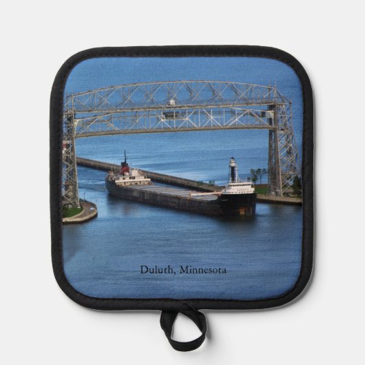 クベコワがダルースに入るポットホルダー 鍋敷き (正面)