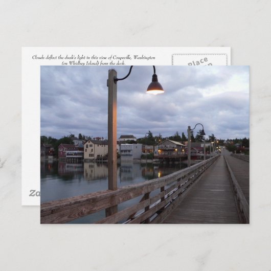 「クペヴィルの曇り夕暮れ」はがき ポストカード (正面/裏面)