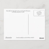 「クペヴィルの曇り夕暮れ」はがき ポストカード (裏面)