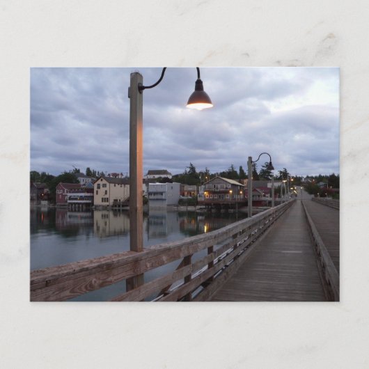 「クペヴィルの曇り夕暮れ」はがき ポストカード (正面)