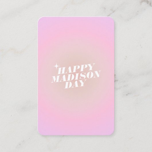 クポップアイドル誕生日ファンカフェスタイルフォトカードカスタム 名刺 (裏面)