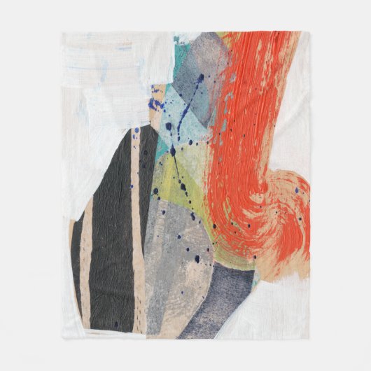 クポップ・アートのークI フリースブランケット (正面)