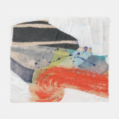 クポップ・アートのークI フリースブランケット (正面(横))