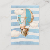 クマおむつラッフルチケットエンクロージャカード エンクロージャーカード (裏面)