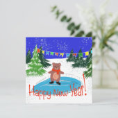 クマおもしろいスケートで滑る (スタンド正面)