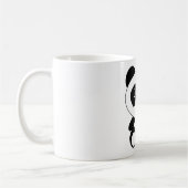 クマおもしろいパンダ コーヒーマグカップ (左)
