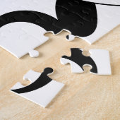 クマおもしろいパンダ ジグソーパズル (側面)