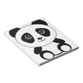 クマおもしろいパンダ ノートパッド (アングル)