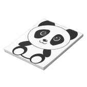 クマおもしろいパンダ ノートパッド (回転)