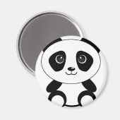 クマおもしろいパンダ マグネット (正面/裏面)