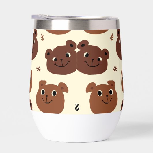 クマおもしろい顔 (右面)
