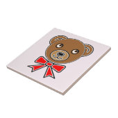 クマおもしろい顔 タイル (側面)