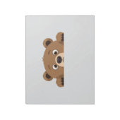 クマかわいいかわいい動物おもしろいアニメ ノートパッド (回転)