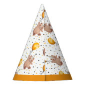 クマかわいいかわいい1st誕生日パーティーハット – Teddy Bear パーティーハット (裏面)