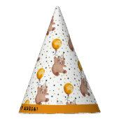 クマかわいいかわいい1st誕生日パーティーハット – Teddy Bear パーティーハット (右)