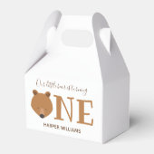 クマかわいい動物の最初の誕生日 フェイバーボックス (裏面サイド)