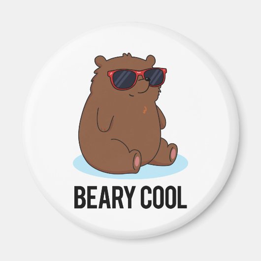 クマがかっこいい件 マグネット (正面)