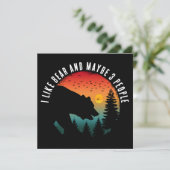 クマが好きで、たぶん3人くらい 招待状 (スタンド正面)