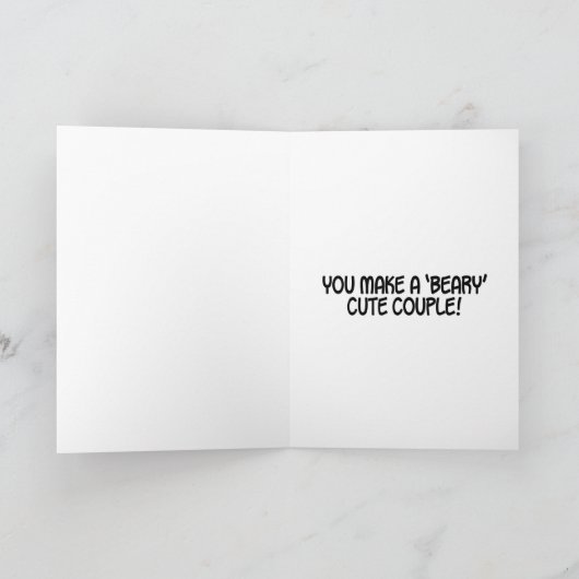 クマさんたち、7年目の結婚記念日おめでとう! カード (内部)