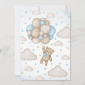 クマさんと一緒にお待ちしております　ベイビーシャワー 招待状 (裏面)